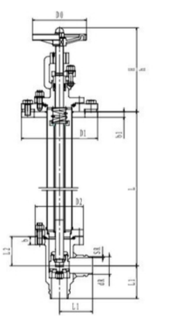 Клапан запорный криогенный угловой CCK T151DL20 Клапаны / вентили