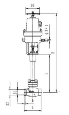 Клапан запорный криогенный проходной CCK T206DA25 Клапаны / вентили