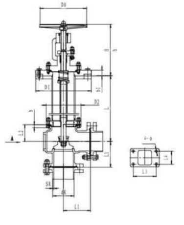 Клапан запорный криогенный угловой CCK T271DL65 Клапаны / вентили