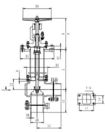 Клапан запорный криогенный угловой CCK T322DL80 Клапаны / вентили