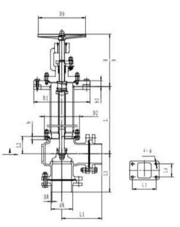 Клапан запорный криогенный угловой CCK T323DL80 Клапаны / вентили