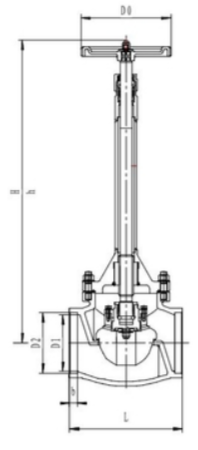 Клапан запорный криогенный проходной CCK T325B2D00 Клапаны / вентили