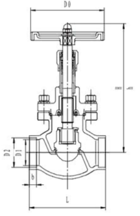 Клапан запорный криогенный проходной CCK T325B20 Клапаны / вентили