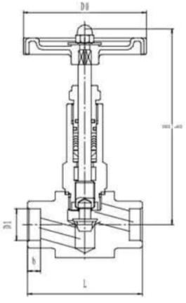 Клапан запорный криогенный проходной CCK T325DB8 Клапаны / вентили