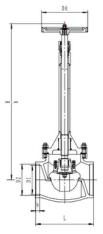 Клапан запорный криогенный проходной CCK T325DB125 Клапаны / вентили