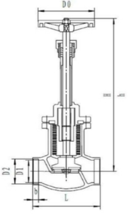 Клапан запорный криогенный проходной CCK T328DJ10W Клапаны / вентили