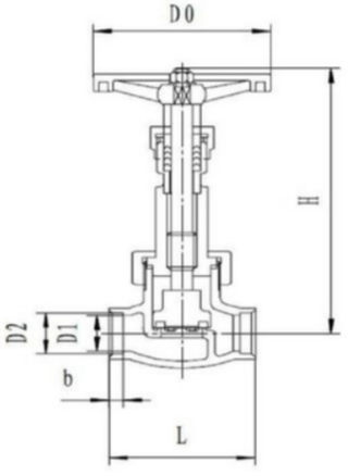 Клапан запорный криогенный проходной CCK T328J10 Клапаны / вентили