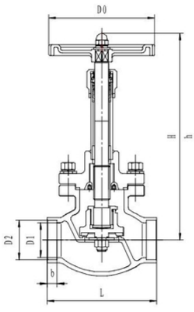 Клапан запорный криогенный проходной CCK T330DJ50 Клапаны / вентили