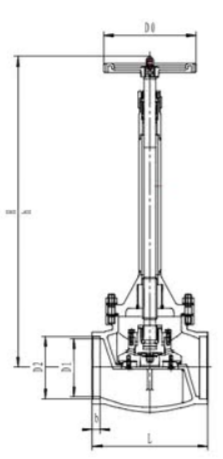 Клапан запорный криогенный проходной CCK T355DA80 Клапаны / вентили