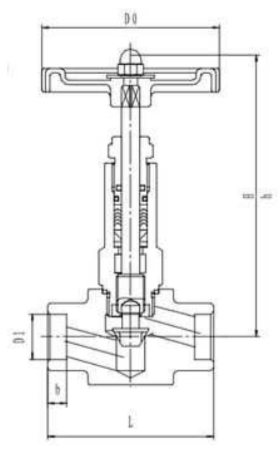 Клапан запорный криогенный проходной CCK T455DB8 Клапаны / вентили