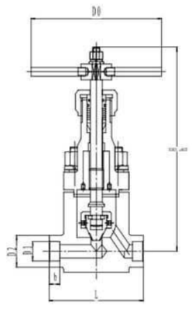 Клапан запорный криогенный проходной CCK T551A10 Клапаны / вентили