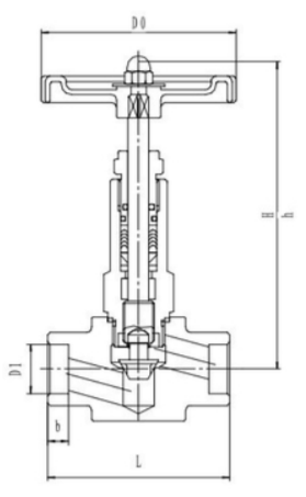 Клапан запорный криогенный проходной CCK T651DB8 Клапаны / вентили